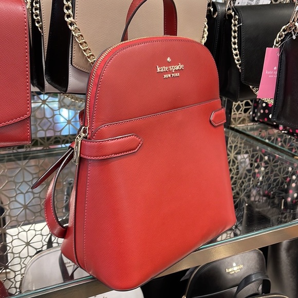 Kate Spade Staci Dome Backpack 
Red Currant - Picture 16 of 16